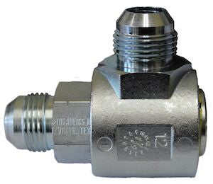 9S16J16-J16 1" Male JIC to 1" Male NPT Continuous 90° Swivel