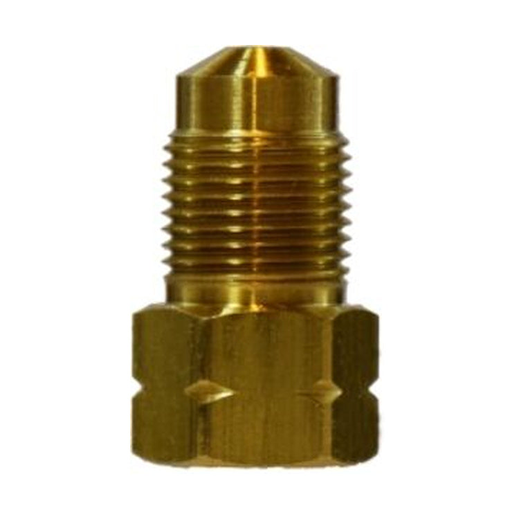 7936 M12X1.0 Male Metric x 3/16″ Brass Female Inverted Flare