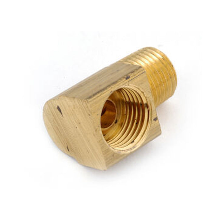 402X2 1/8″ Brass Female Inverted Flare x 1/8″ Male NPTF Elbow 90