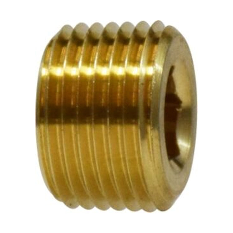 117ALX12 3/4″ Brass Male NPTF Countersunk Plug