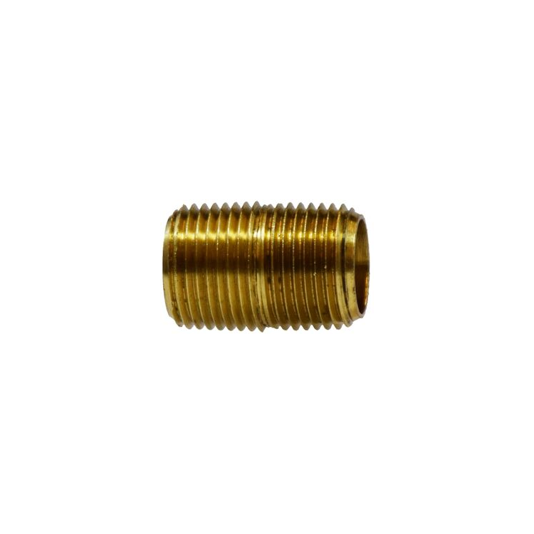 3326X6 3/8″ Brass Male NPTF Close Nipple