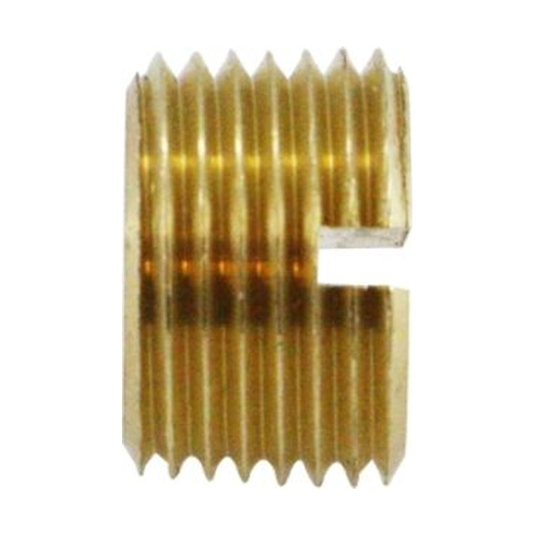 3150X2 1/8″ Brass Male NPTF Slotted Plug