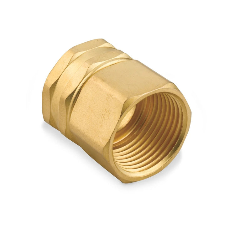 12FP-12FGH 3/4" Brass Female NPTF x 3/4" Female Garden Hose
