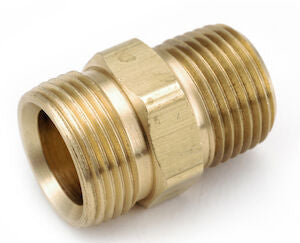 H138X6X4 3/8" Brass Male Air Brake Swivel x 1/4" Male NPT