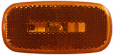 V108WA Combination 1-Bulb Light w/ Reflex; amber; Viz Pack