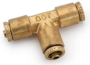 PTC-DOT-64X10 5/8 Brass PTC Union Tee DOT