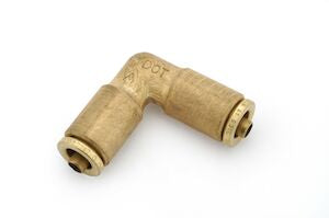 PTC-DOT-65X4 1/4 Brass PTC Union 90 DOT