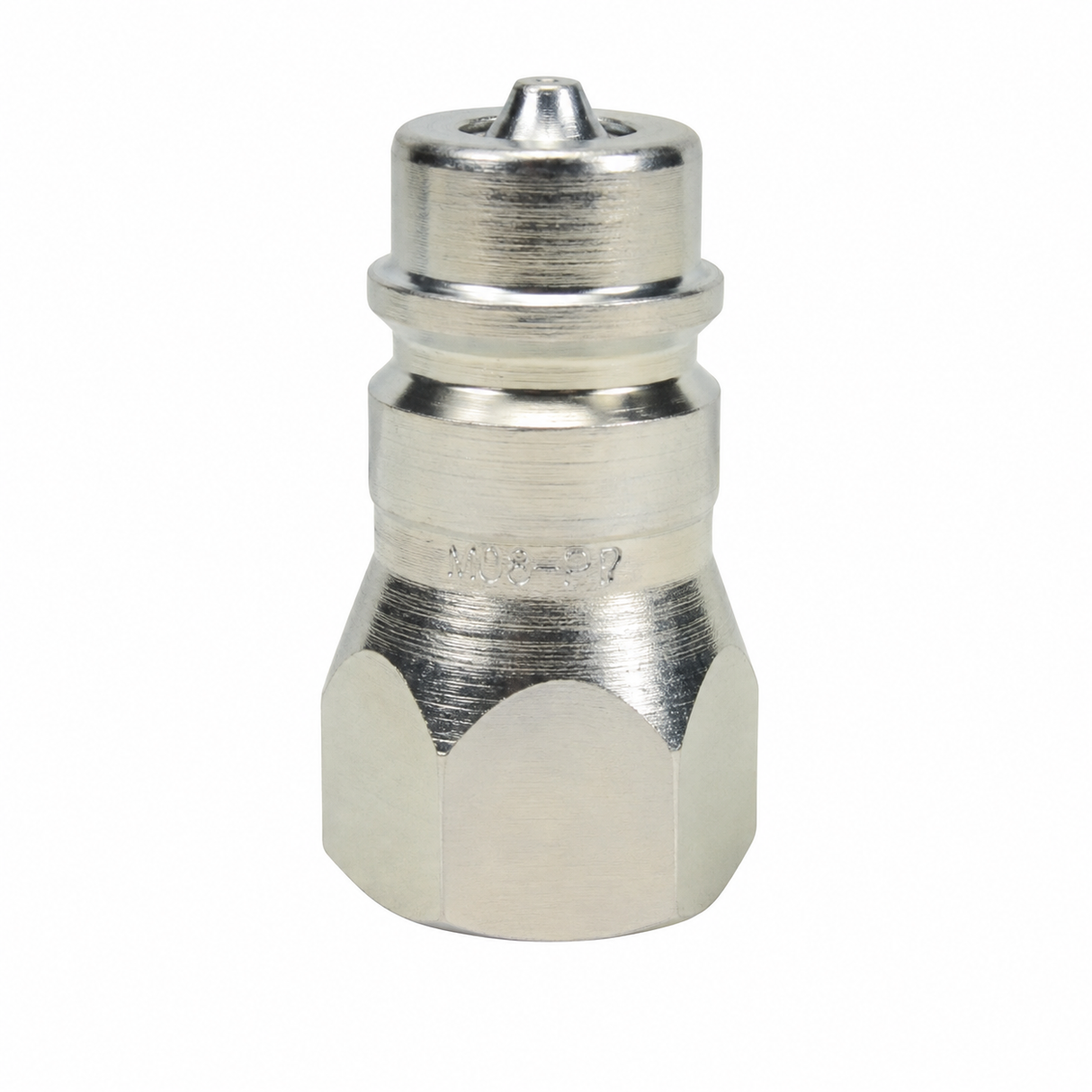 VP8010-4-CS 1/2 IN Agricultural Plug x 1/2-14 NPTF with Female Threads - Steel