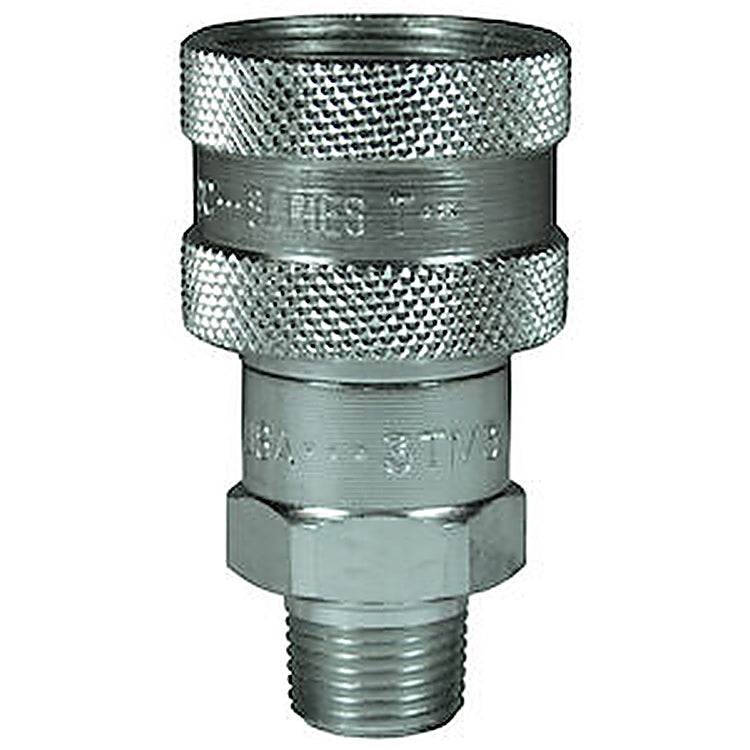 3TM3 3/8 IN Enerpac Socket x 3/8-18 NPTF with Male Threads - Steel