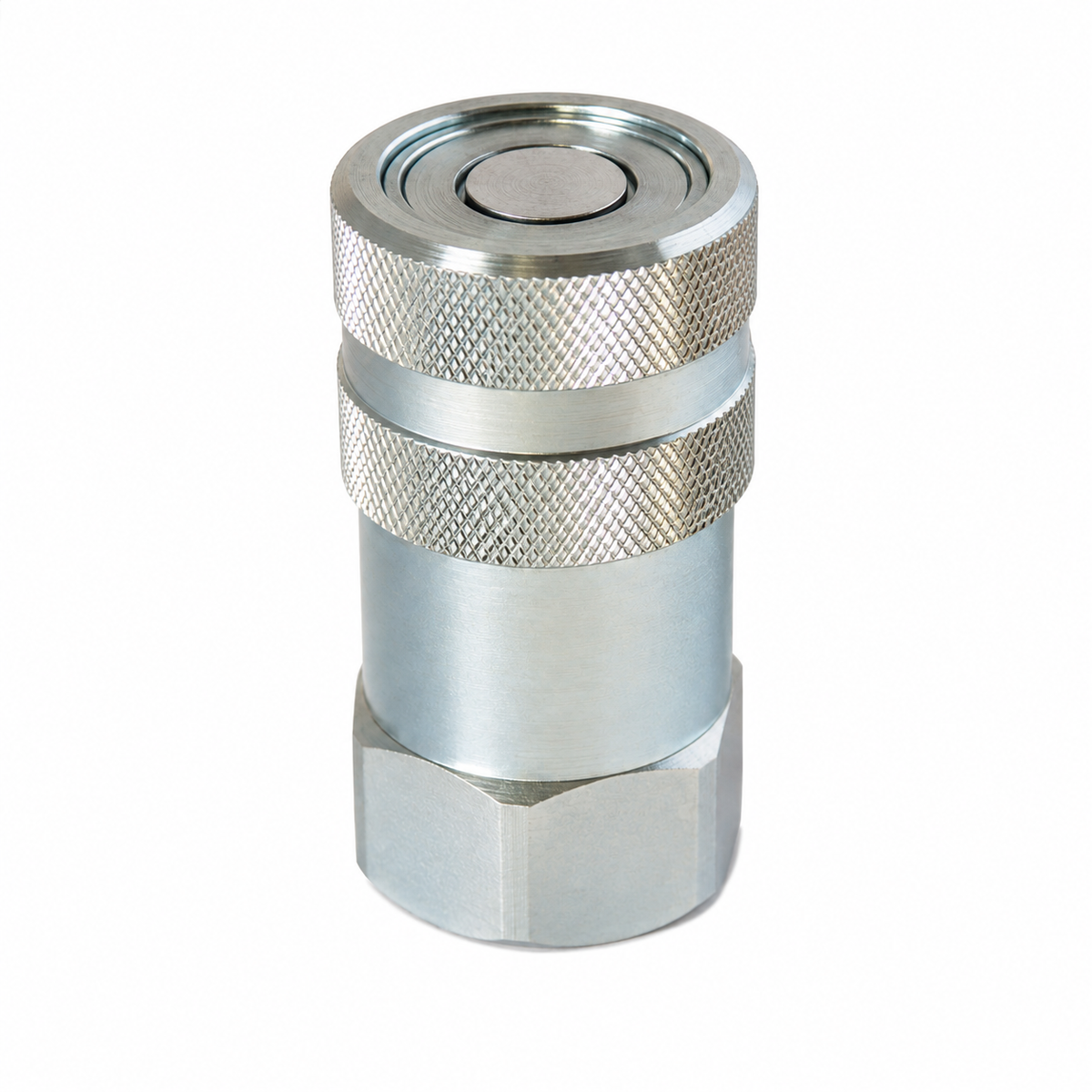 FEM-751-12FP-NL 3/4 IN Flush Face Socket x 3/4-14 NPTF with Female Threads - Steel