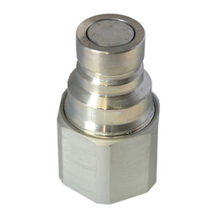 FEM-752-12FO 3/4 IN Flush Face Plug x 1-1/16-12 O-Ring Boss with Female Threads - Steel