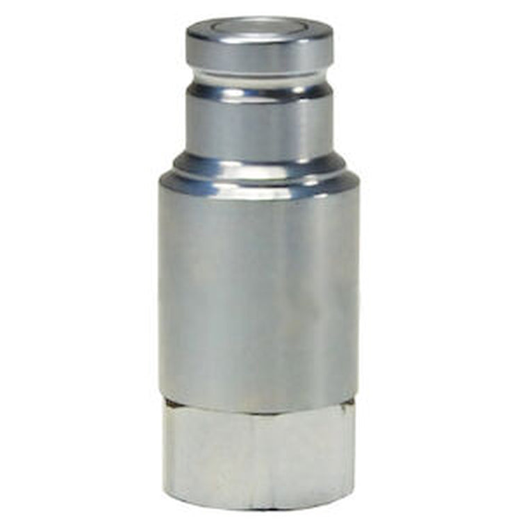 FEC-502-12FO 1/2 IN Flush Face Plug x 1-1/16"-12 UNF with Female Threads - Steel