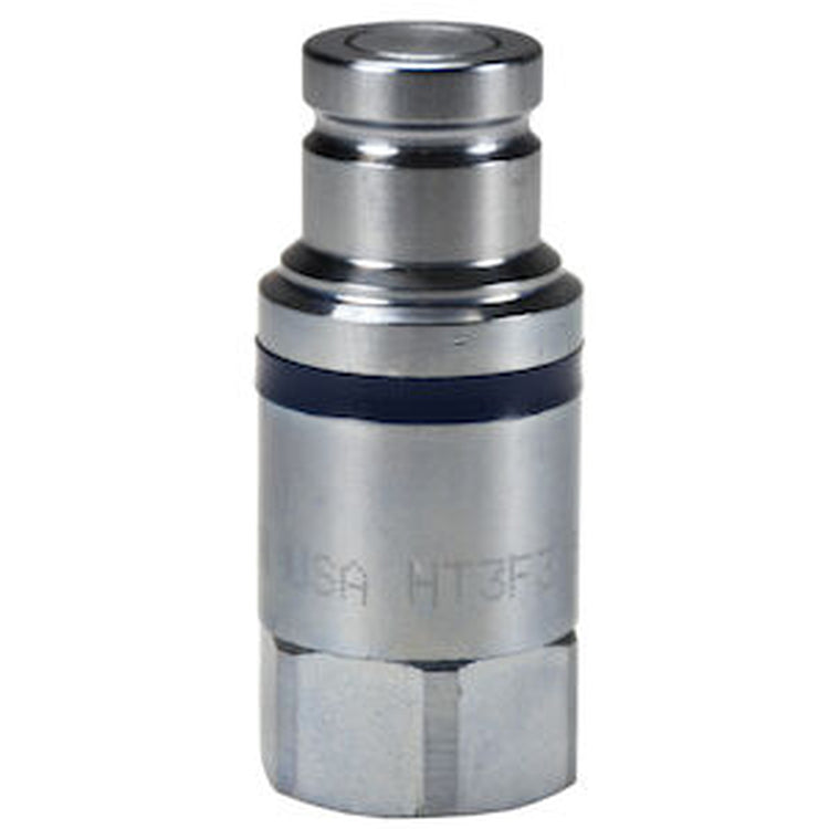 HT4OF4 1/2 IN Flush Face Plug x 3/4-16 O-Ring Boss with Female Threads - Steel