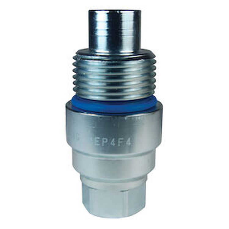 VEP6OF6 3/4 IN Flush Face Plug x 1-1/16-12 O-Ring Boss with Female Threads - Steel