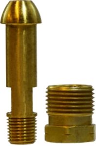 H-1503 Brass Propane Tailpiece x 1/4" Male NPT