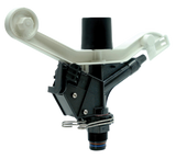 Senninger 23° Part Circle Impact Sprinkler 1" M NPT plastic swivel (including nozzle) - 70 Series