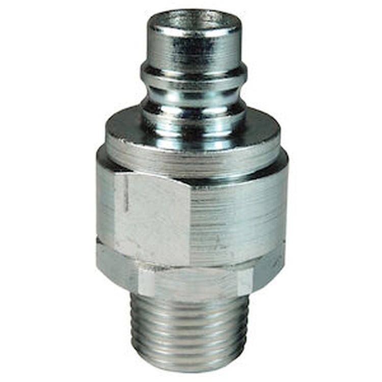 V2M2 1/4 IN H/IH Interchange Plug x 1/4-18 NPTF with Male Threads - Steel