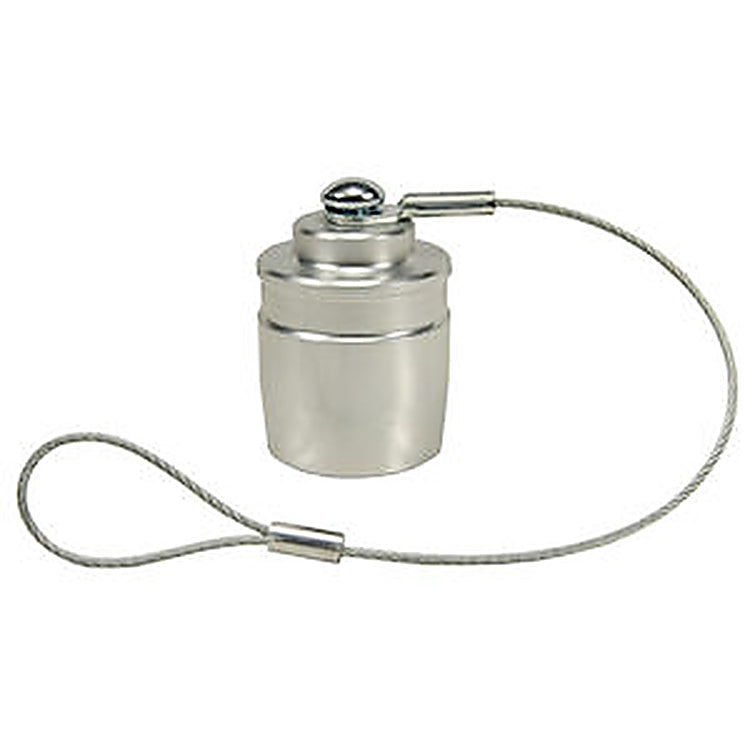 10KDP-A 1-1/4 IN ISO A Aluminum Dust Plug - Silver