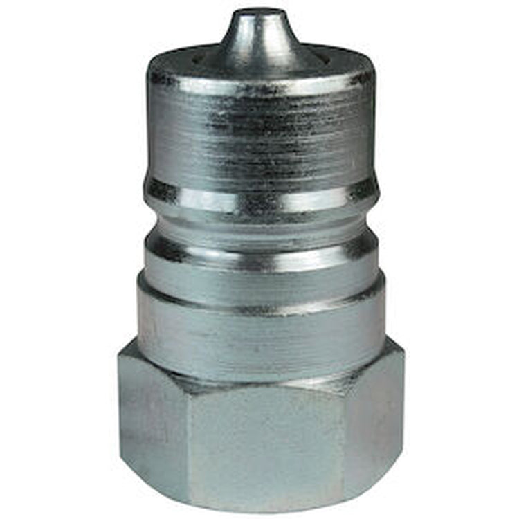 K2BF2 1/4 IN ISO A Plug x 1/4-19 BSPP with Female Threads - Steel