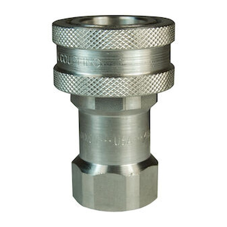 10HBF10-S 1-1/4 IN ISO B Socket x 1-1/4-11 BSPP with Female Threads - 303 Stainless Steel