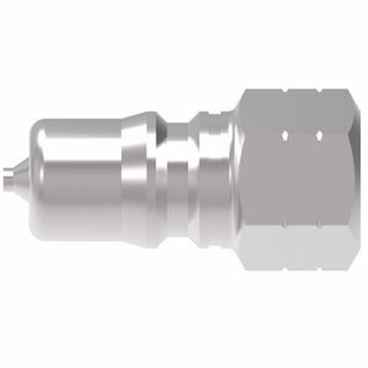 ML8KP36 1 IN ISO B Plug x 1-11"-1/2 NPTF with Female Threads - 316 Stainless Steel