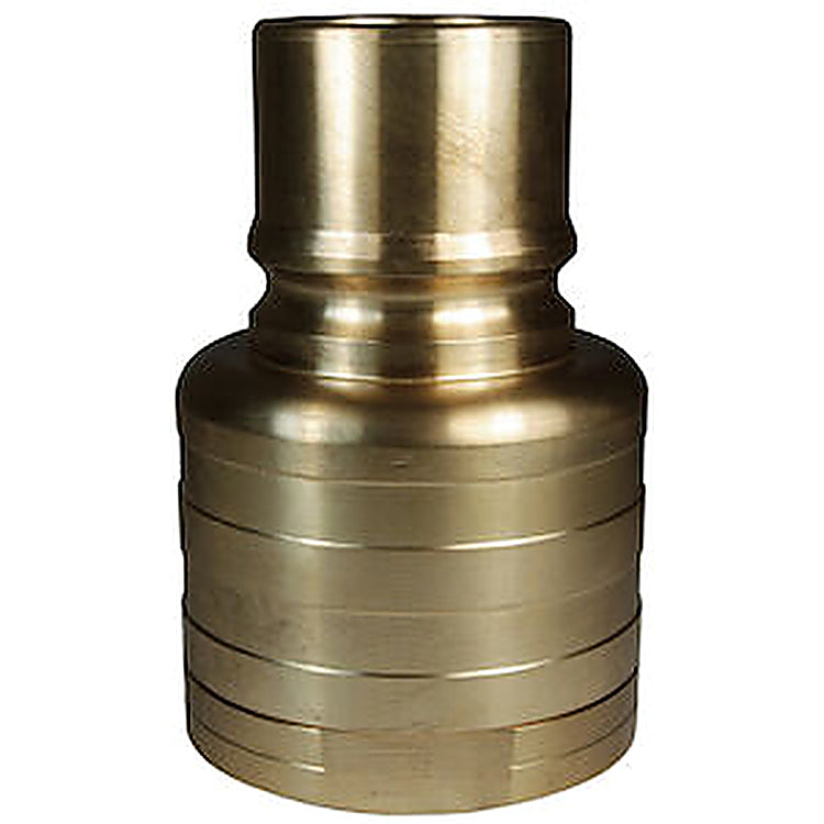 H12F12-B 1-1/2 IN ISO B Plug x 1-1/2-11-1/2 NPTF with Female Threads - Brass