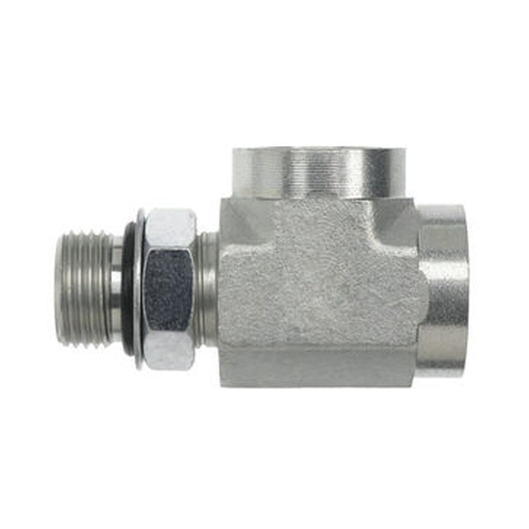 6MB-6FB-6FB 3/8" Male O-Ring Boss₁ x 3/8" Female O-Ring Boss₂ x 3/8" Female O-Ring Boss₃ Tee