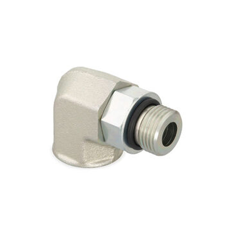 16MB-16FBC90 1" Male O-Ring Boss₁ x 1" Female O-Ring Boss₂ 90 Compact