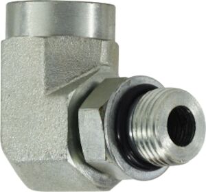 8MB-8FB90-BP 1/2 IN Male O-Ring Boss₁ x 1/2 IN Female O-Ring Boss₂ 90 Blister Pack