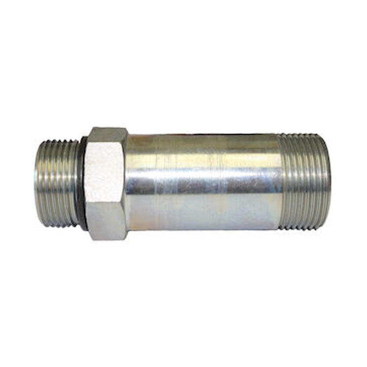 4MFFOR-4MBL 1/4″ Male Flat Face O-Ring x 1/4″ Male Boss O-Ring Long