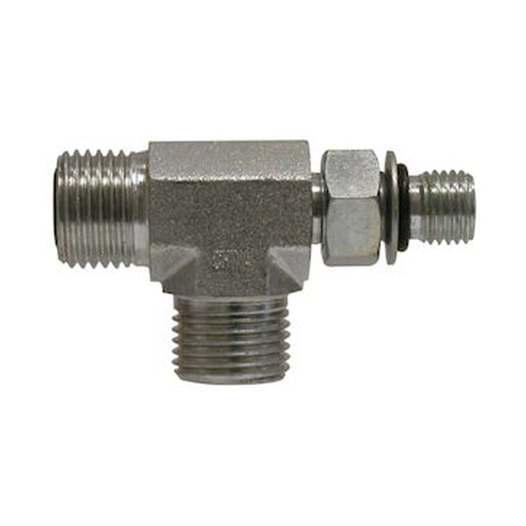 10MFF-10MB-10MFF 5/8″ Male Flat Face O-Ring x 5/8″ Male Boss O-Ring x 5/8″ Male Flat Face O-Ring Tee