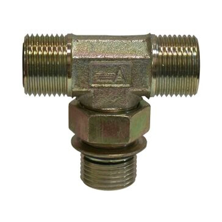 20MFFOR-TEE 1-1/4″ Male Flat Face O-Ring Tee