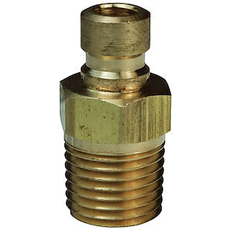 CM3M3-B 3/8 IN Mold Coolant Plug x 3/8-18 NPTF with Male Threads - Brass