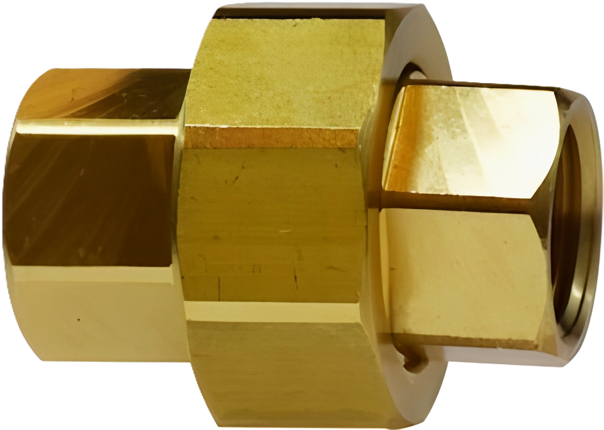 3250X6 3/8" Brass Female NPTF Union