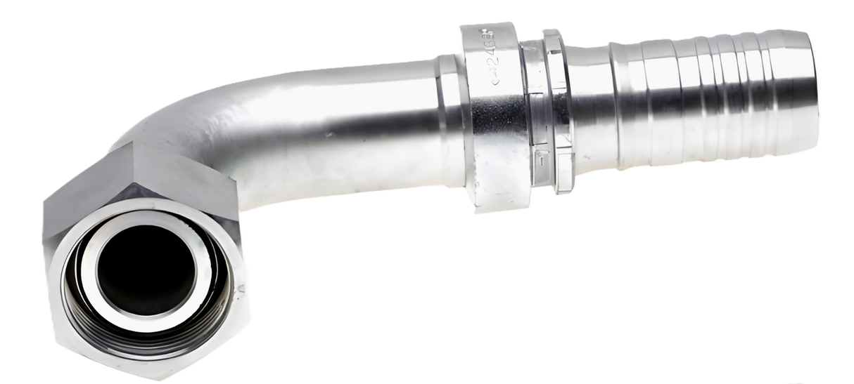 32GSP-32FBSPORX90 2 GlobalSpiral Plus x 2 Female British Standard Parallel O-Ring Swivel 90
