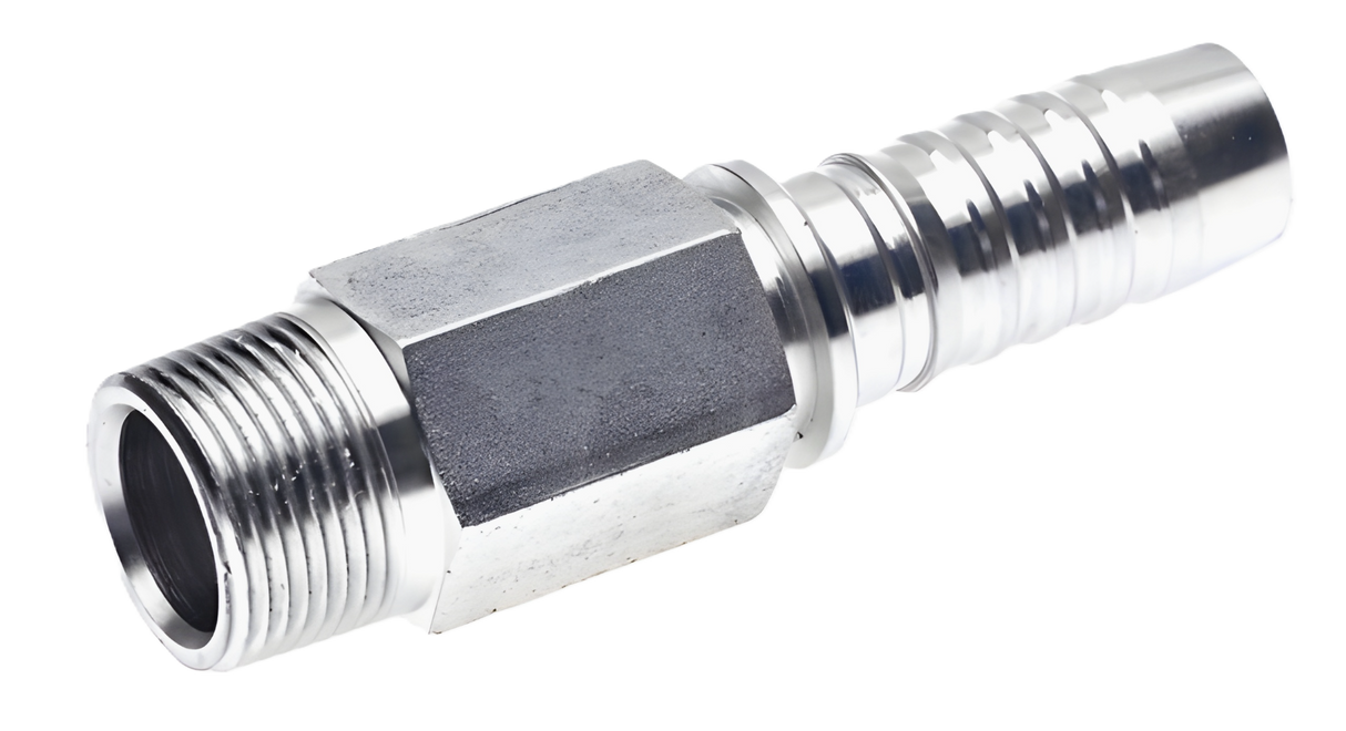 16GS-16MPLH 1 GlobalSpiral x 1 Male Pipe Rigid Long Hex