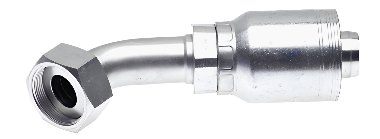 24GSM-24FBSPORX45 1-1/2 GlobalSpiral MAX x 1-1/2 Female British Standard Parallel O-Ring Swivel 45