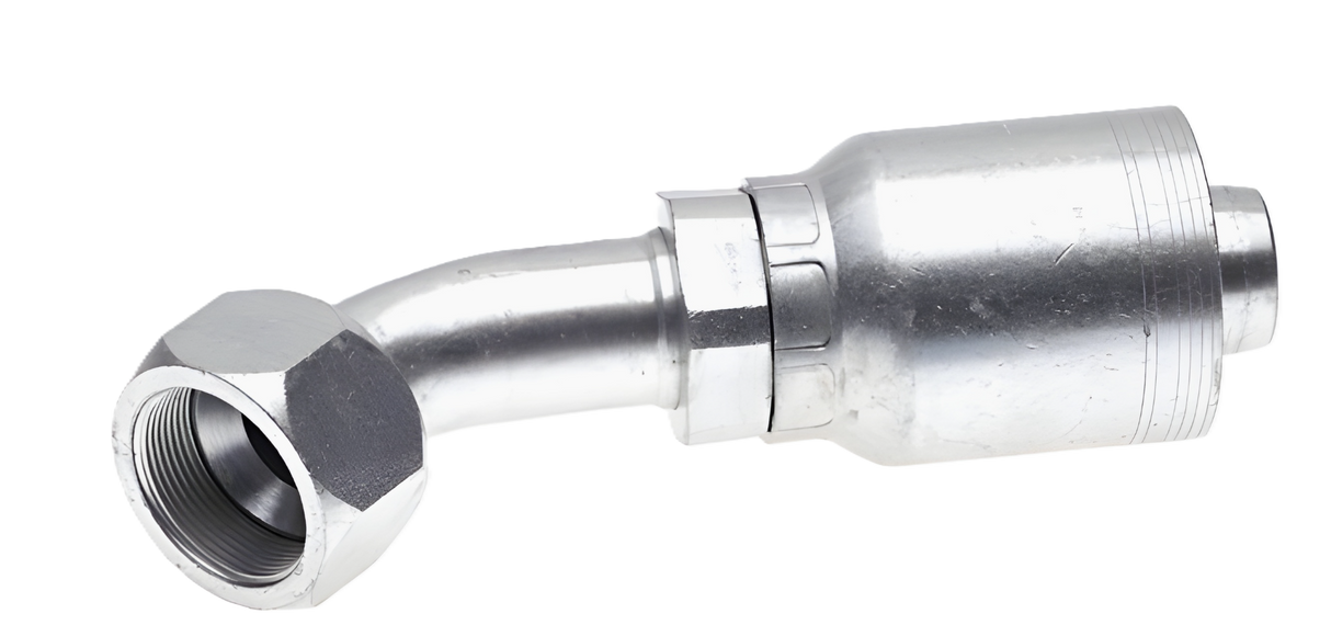 24GSM-24FJX45-034 1-1/2" GlobalSpiral MAX x 1-1/2" Female JIC Swivel 45