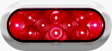 V423XR-4 Surface-Mount Oval Stop / Turn / Tail Light, 12 Volt; 12V kit with bezel; Viz Pack