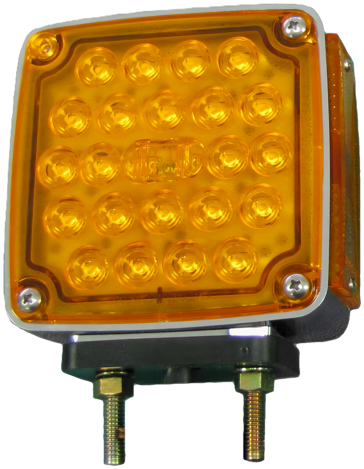 V327L Double-Face Park & Turn Light w/ Side Marker; amber / red, roadside; Viz Pack