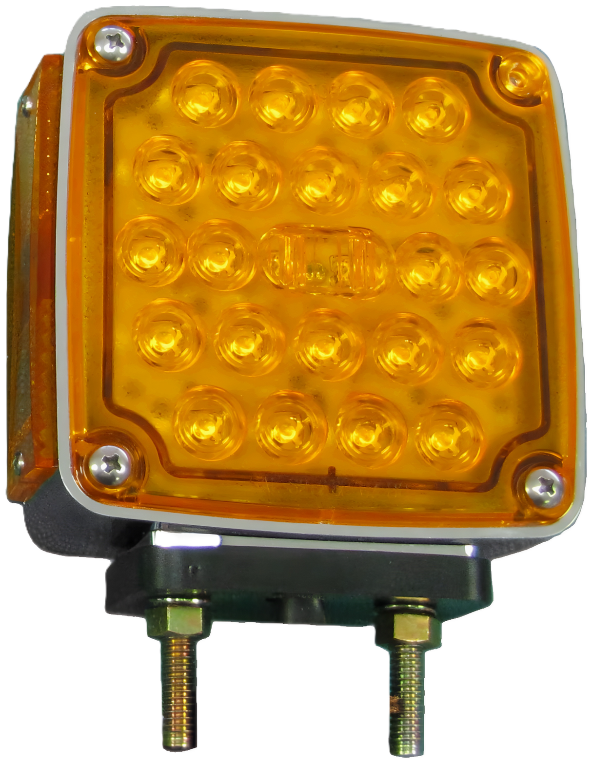 V327R Double-Face Park & Turn Light w/ Side Marker, amber / red; curbside; Viz Pack