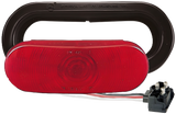 421KR Sealed Oval Grommet Mount Stop / Turn / Tail Light; red kit; poly bag