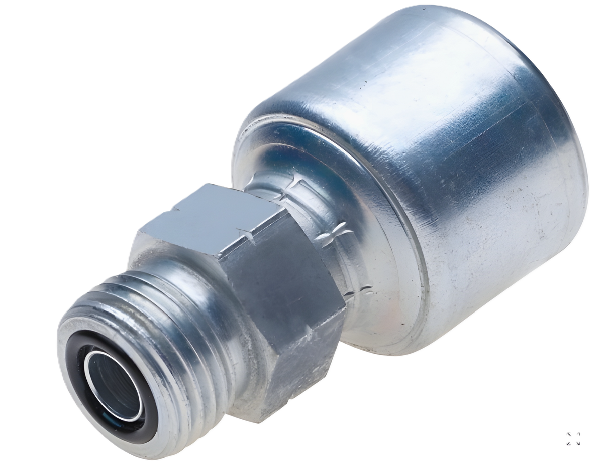 6G-6MFFOR Gates MegaCrimp Hydraulic Coupling Male Flat-Face O-Ring