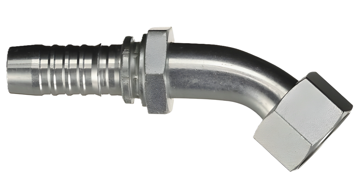 8GS-8FFORX45S Gates 1/2 GlobalSpiral x 1/2 Female Flat Face Swivel 45