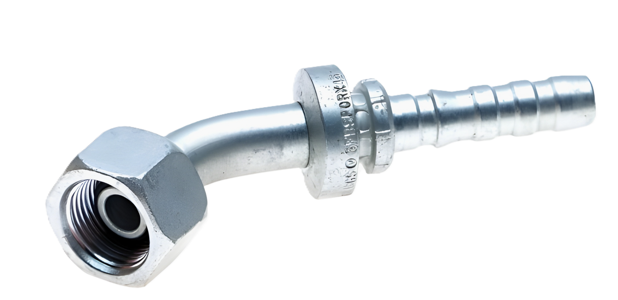 8GS-8FBSPORX45M Gates 1/2 GlobalSpiral x 1/2 Female British Standard O-Ring Parallel Pipe Swivel 45