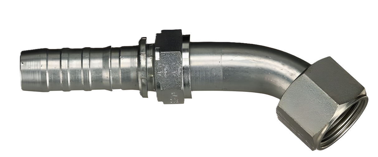 8GS-10FFORX45S Gates 1/2 GlobalSpiral x 5/8 Female Flat Face Swivel 45