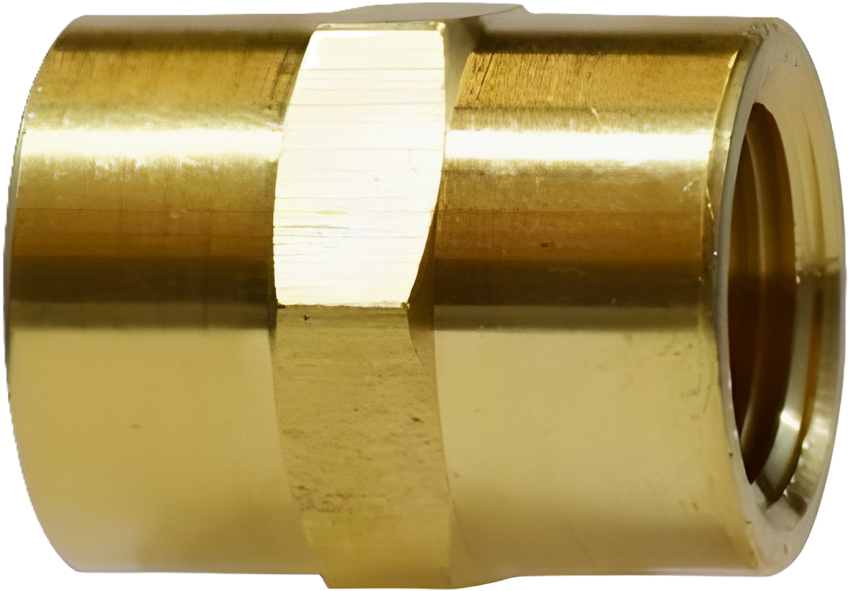 3300X2 1/8" Brass Female NPTF Coupling