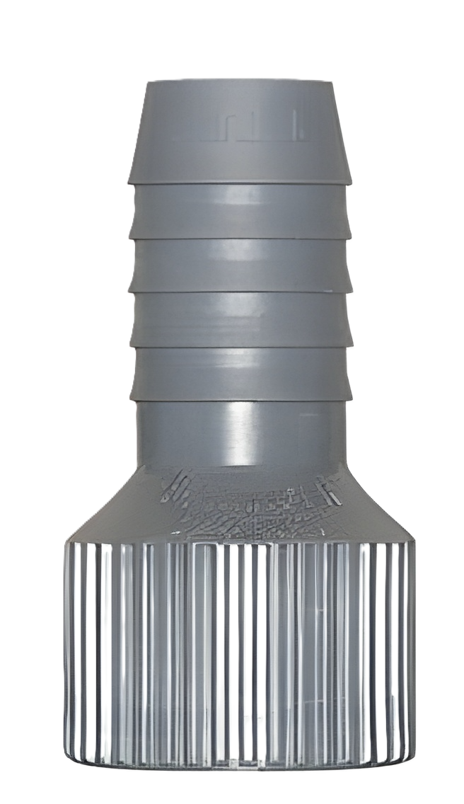 FTA3F3BPE - 3/4" F NPT x 3/4" Hose Barb insert adapter PE (grey)