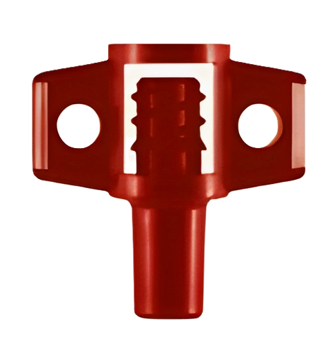 FTPLUG3T Fitting: Super Barb x Plug #3 Taper (maroon)