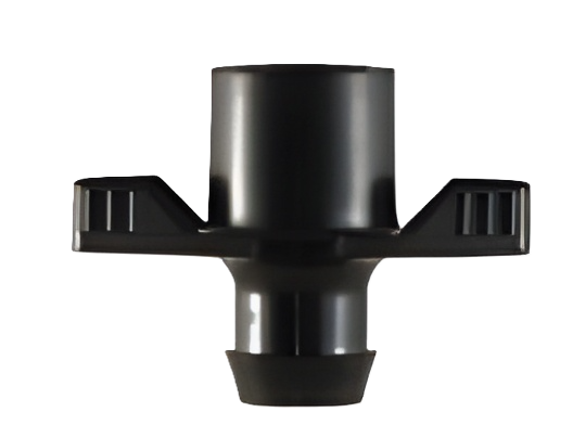 FTHS3T Fitting: Winged Hose Barb Bushing x #3 Taper